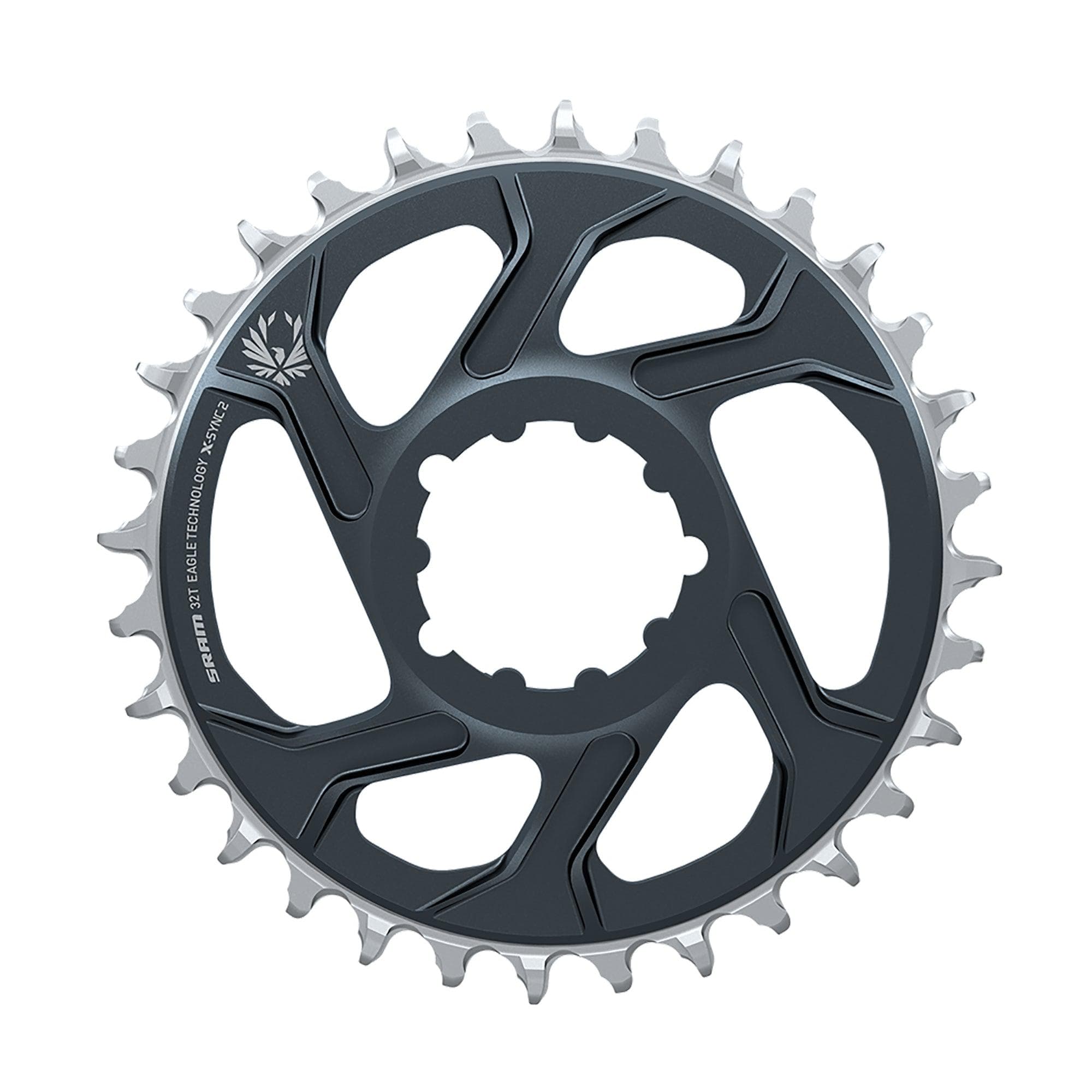 Sram Chain Ring X-Sync 2 Direct Mount 6Mm Offset Eagle: Lunar/Polar Grey