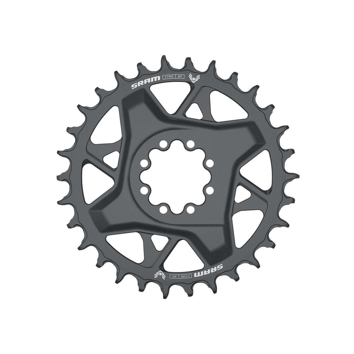 Sram - Chain Ring T-Type Direct Mount 3Mm Offset Eagle (Including 8 Bolts) Dark Polar - Gx D1: Dark Polar Grey