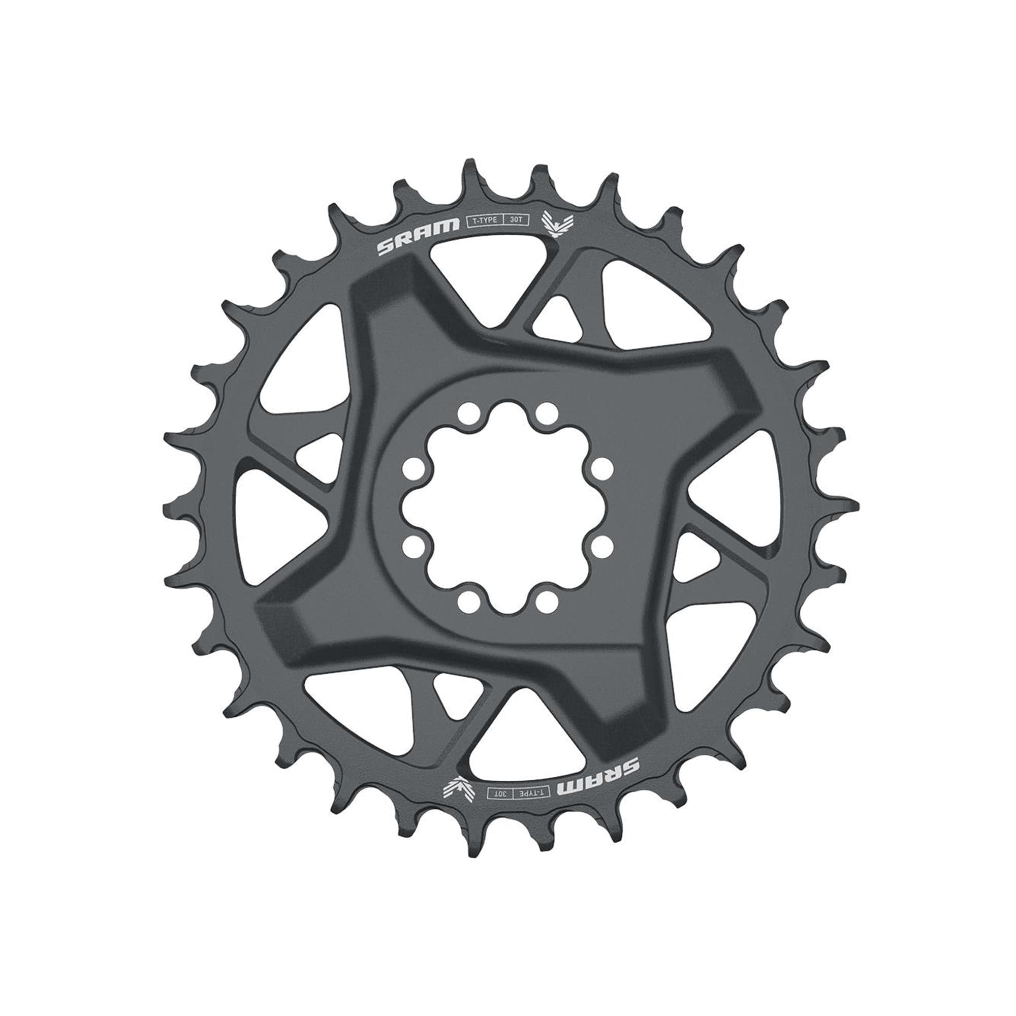 Sram - Chain Ring T-Type Direct Mount 3Mm Offset Eagle (Including 8 Bolts) Dark Polar - Gx D1: Dark Polar Grey 30T