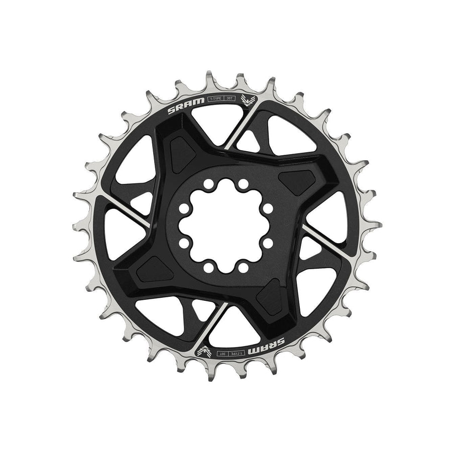 Sram Chain Ring T-Type Direct Mount 3Mm Offset Eagle (Including 8 Bolts) X0 D1 2023: Black 34T