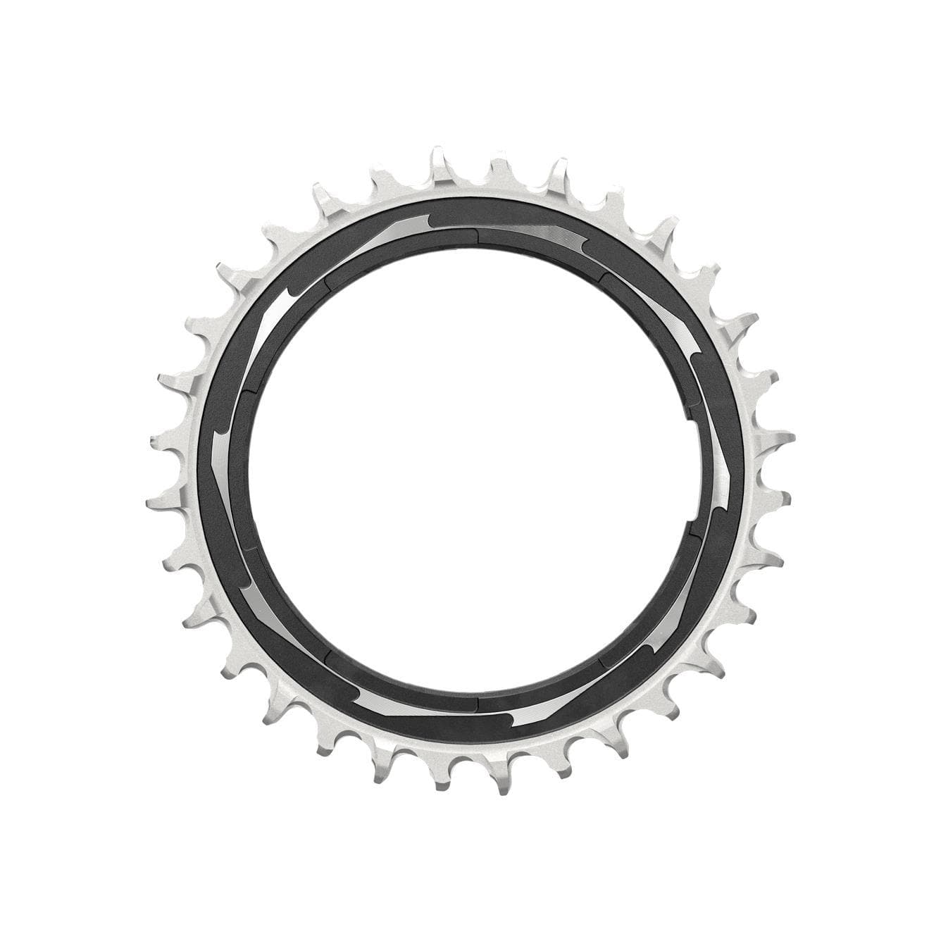 Sram Chain Ring T-Type Powermeter Threaded 0Mm Offset Eagle (Including Pin Thread Backup And Screw) Xxsl D1 2023: Black/Silver 36T