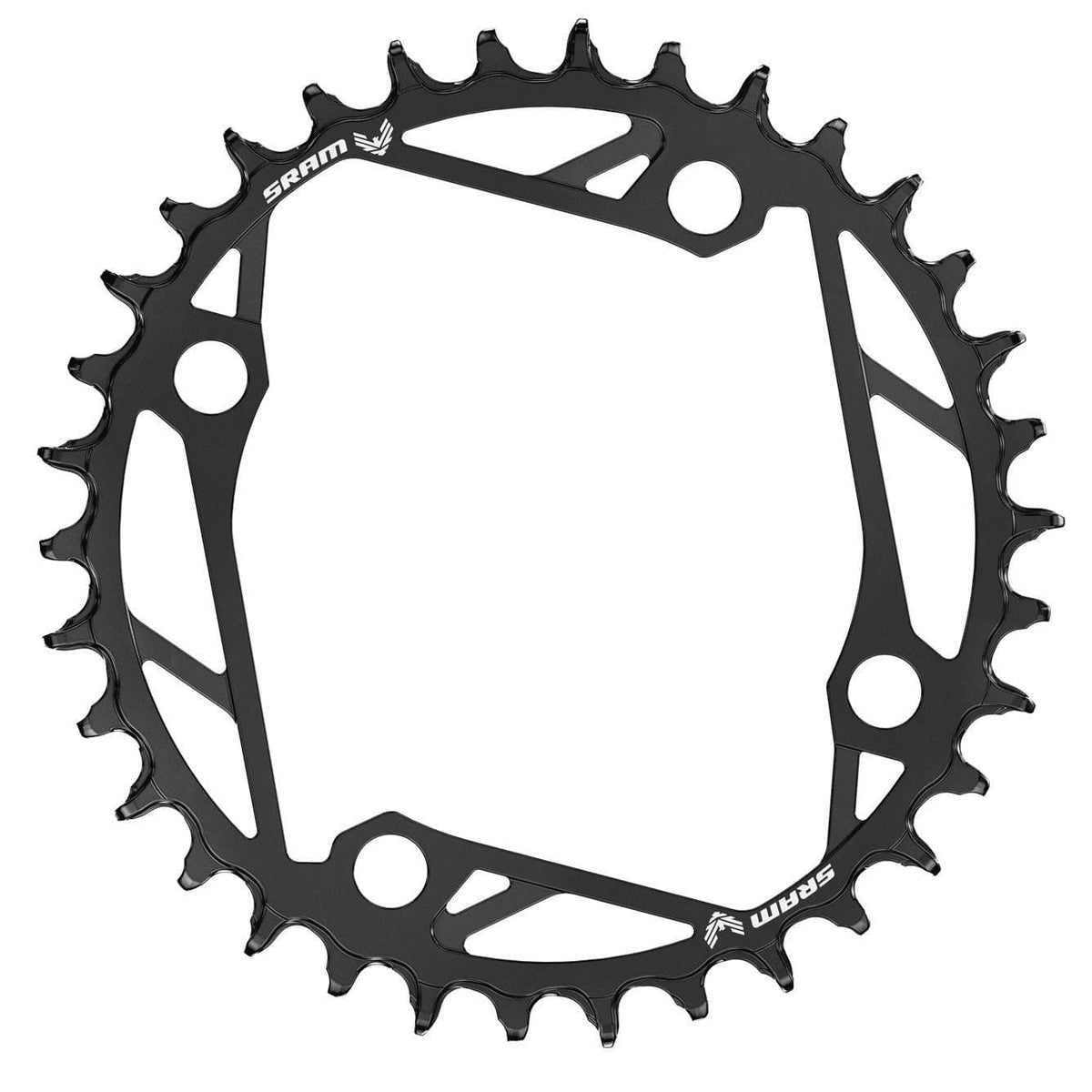 Sram Chain Ring T-Type 104 Bcd Steel 2023: Black
