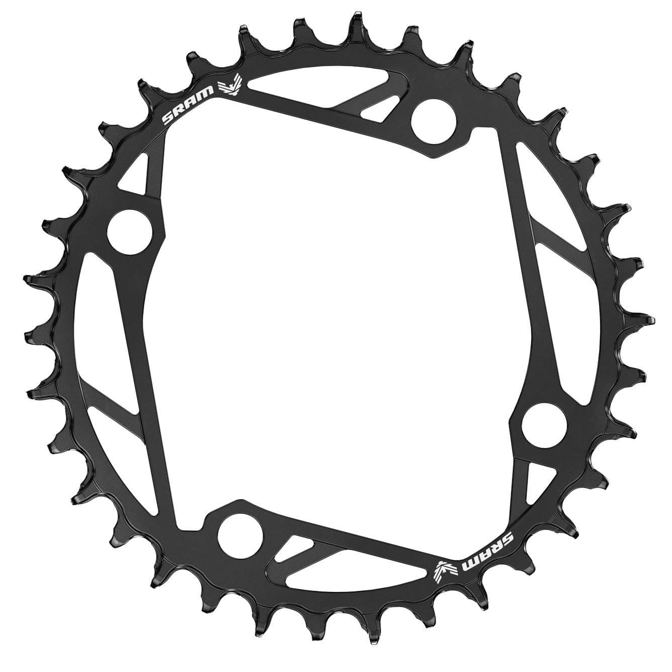 Sram Chain Ring T-Type 104 Bcd Steel 2023: Black