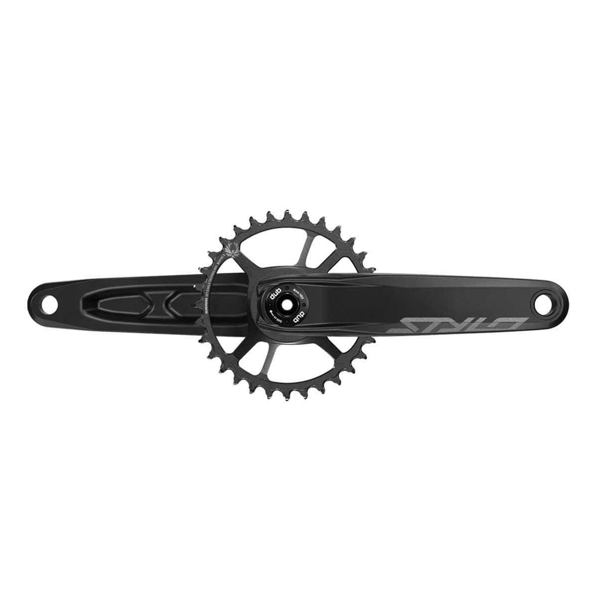 Truvativ Crank Stylo 6K Aluminum Eagle Boost 148 Dub 12S 175W Direct Mount 32T X-Sync 2 Chainring Black (Dub Cups/Bearings Not Included): Black 175Mm