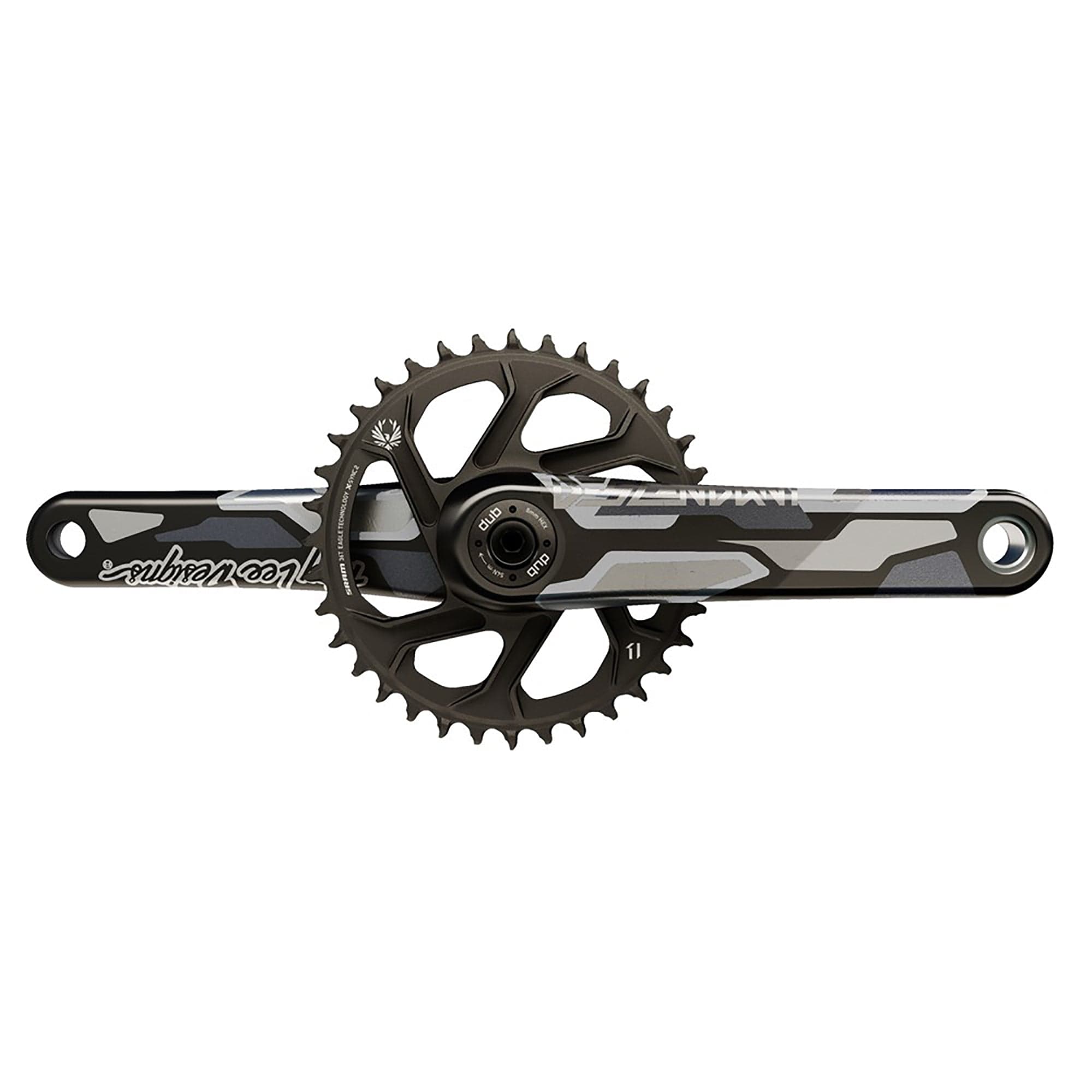 Truvativ Crank Descendant Colab Troy Lee Designs Eagle Boost148 Dub 12S With Direct Mount 32T X-Sync 2 Chainring: Black 170Mm