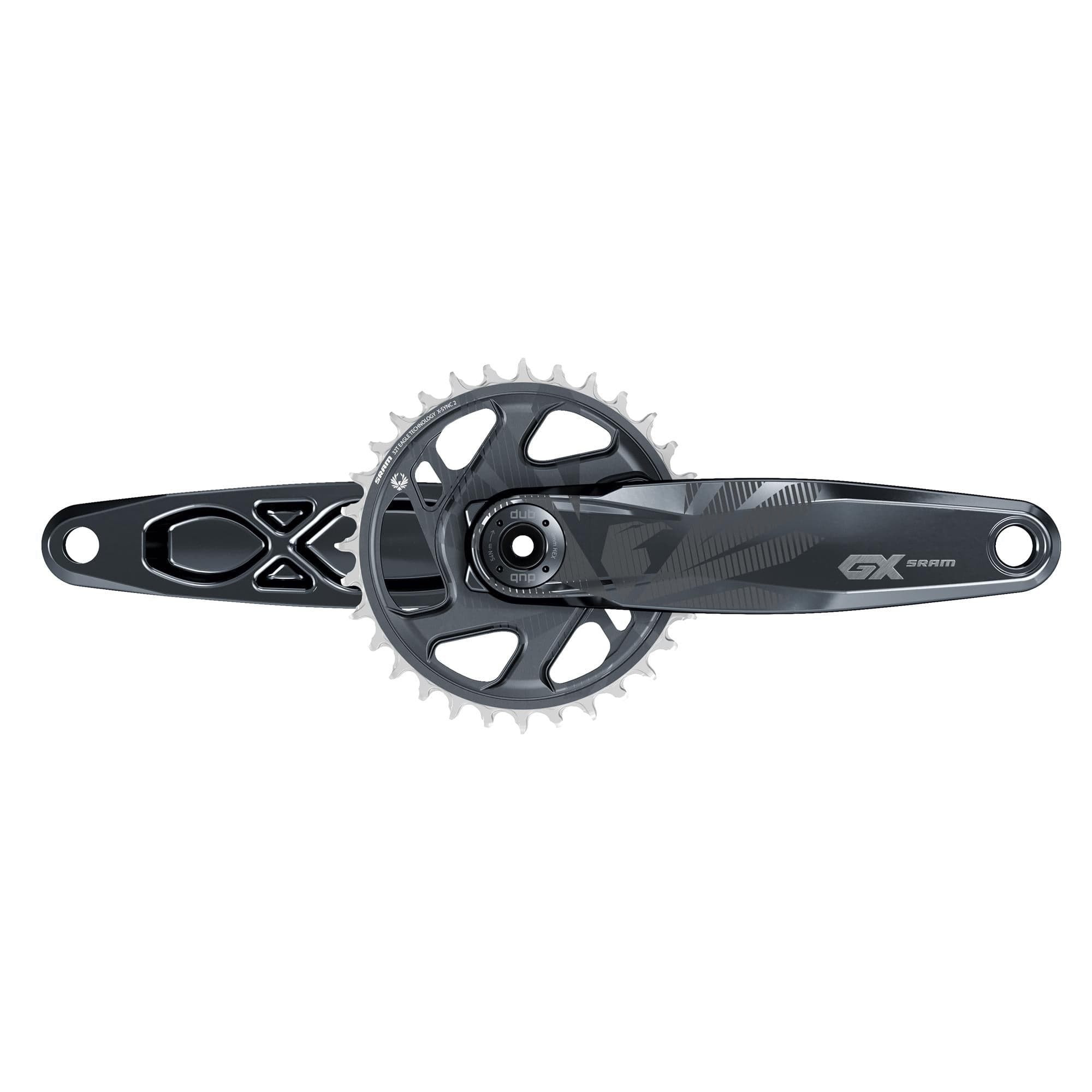 Sram Crank Gx Eagle Dub 12S With Direct Mount 32T X-Sync 2 Chainring (Dub Cups/Bearings Not Included): Lunar 165Mm