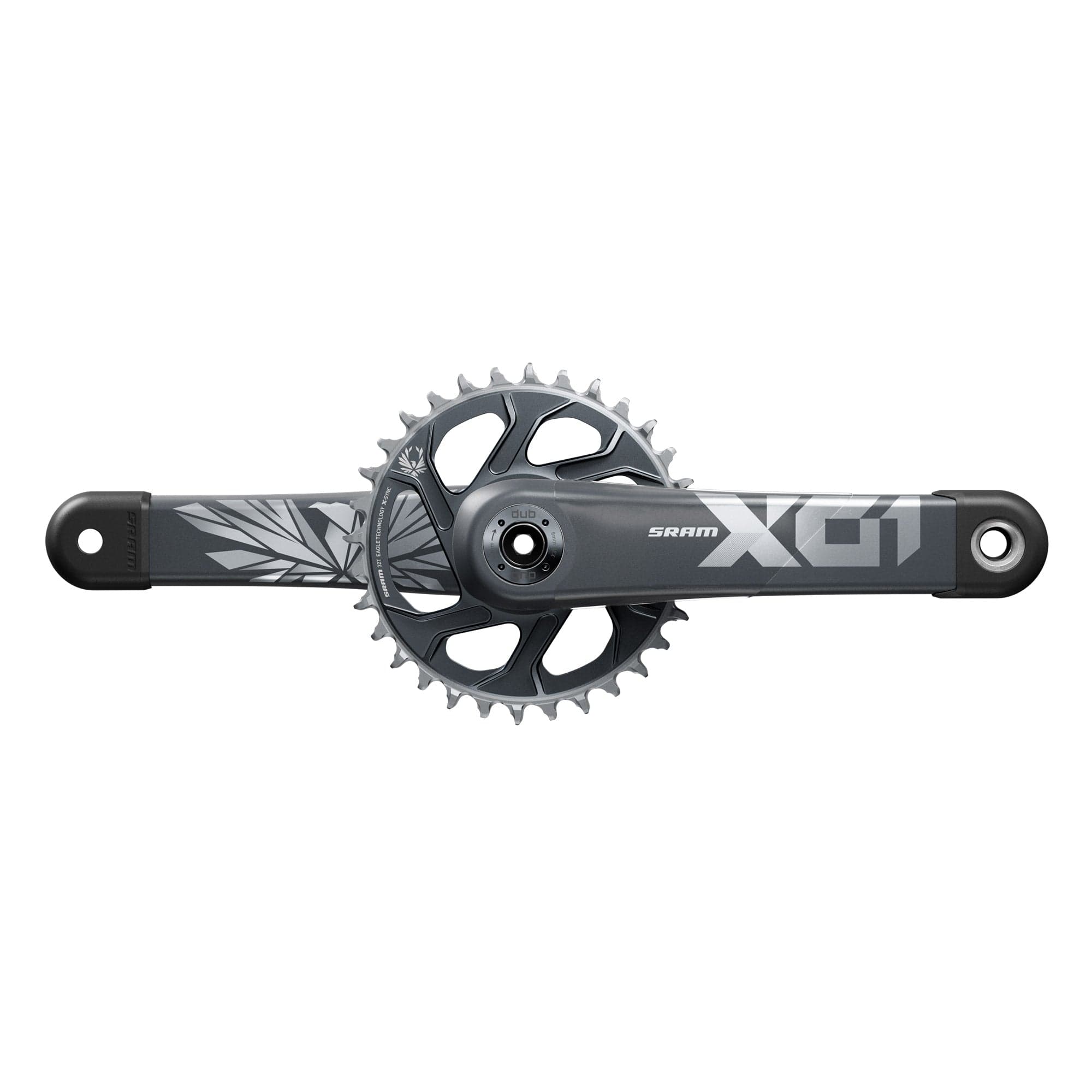 Sram Crankset X01 Eagle Superboost+ Dub 12S W Direct Mount 32T X-Sync 2 Chainring (Dub Cups/Bearings Not Included) C3: Lunar Polar 175Mm
