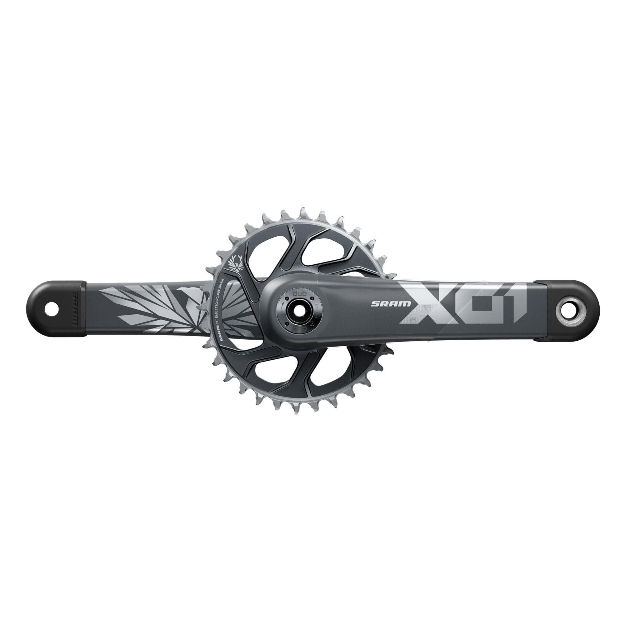 Sram Crankset X01 Eagle Dub 12S W Direct Mount 32T X-Sync 2 Chainring (Dub Cups/Bearings Not Included) C3: Lunar Polar 175Mm