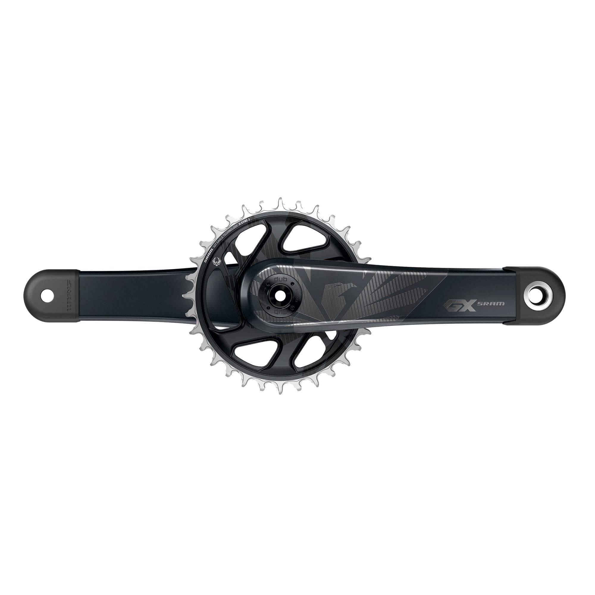 Sram Crank Gx Carbon Eagle Boost 148 Dub 12S W Direct Mount 32T X-Sync 2 Chainring (Dub Cups/Bearings Not Included): Lunar Grey 175Mm