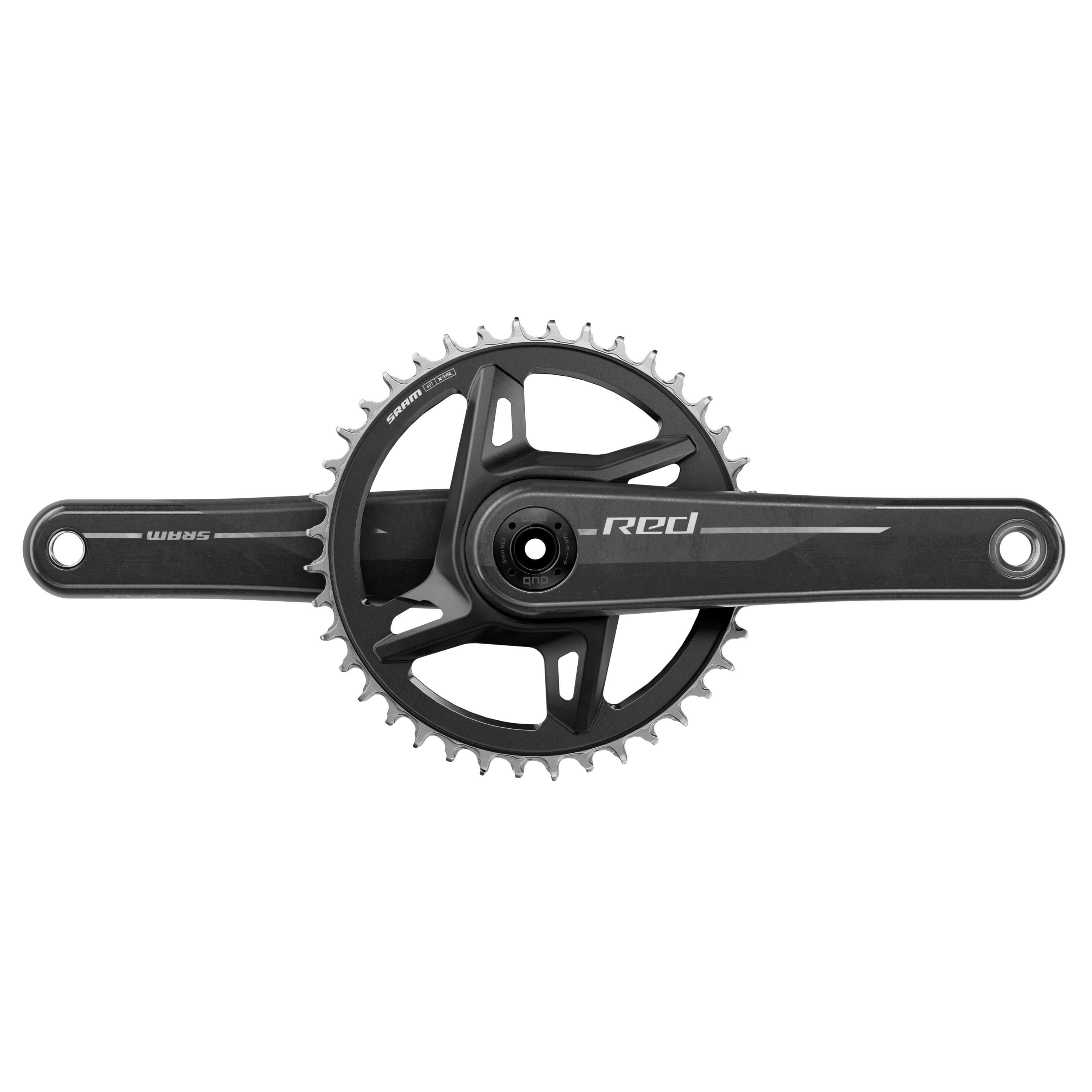 SRAM Crankset Red 1X E1 XPLR DUB Wide Direct Mount 42T (BB Not Included):  165MM