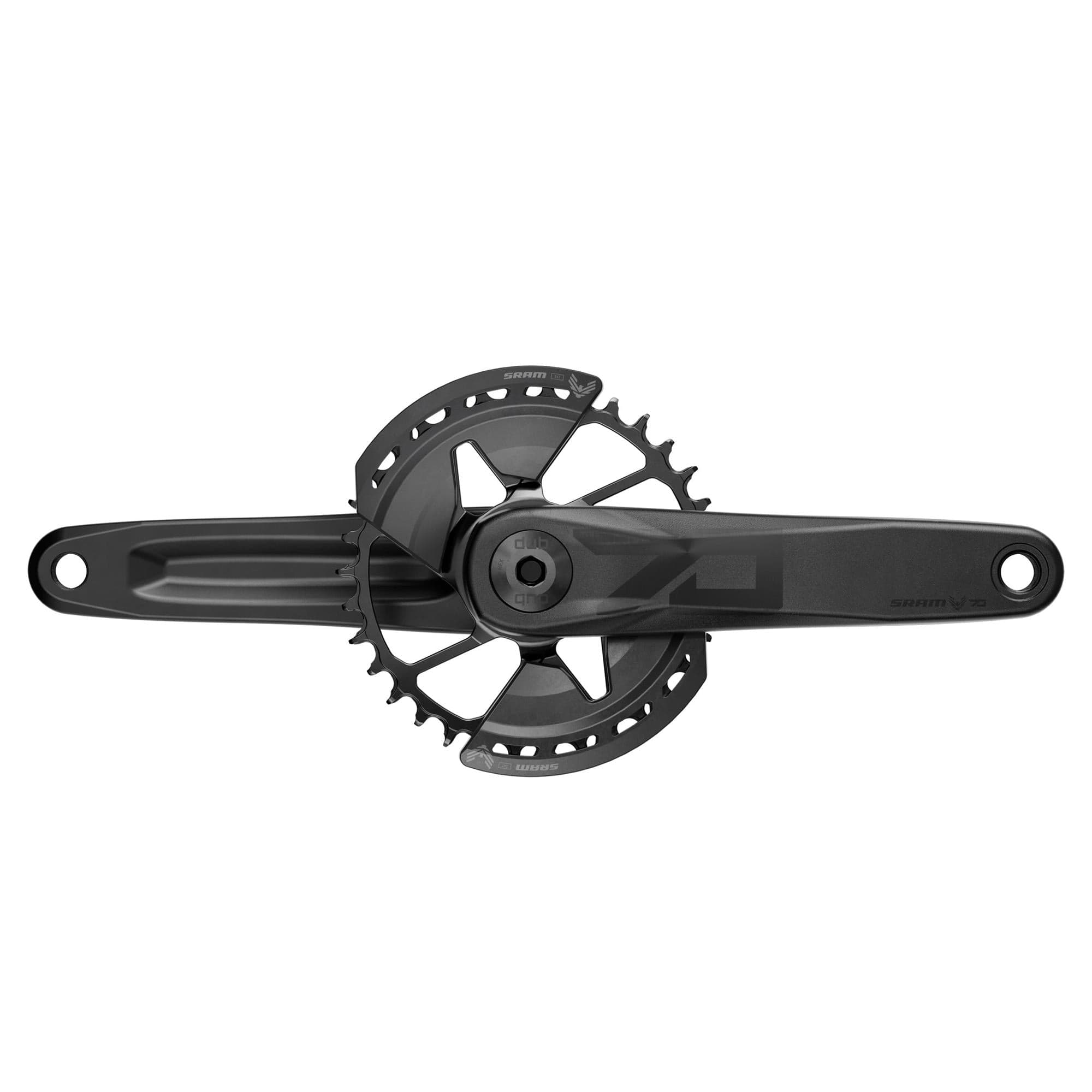SRAM Crankset Eagle 70 CL55 DUB MTB Wide Black 2-guards 32t Steel T-Type (BB and BB DUB spacers are not included): BLACK 170MM