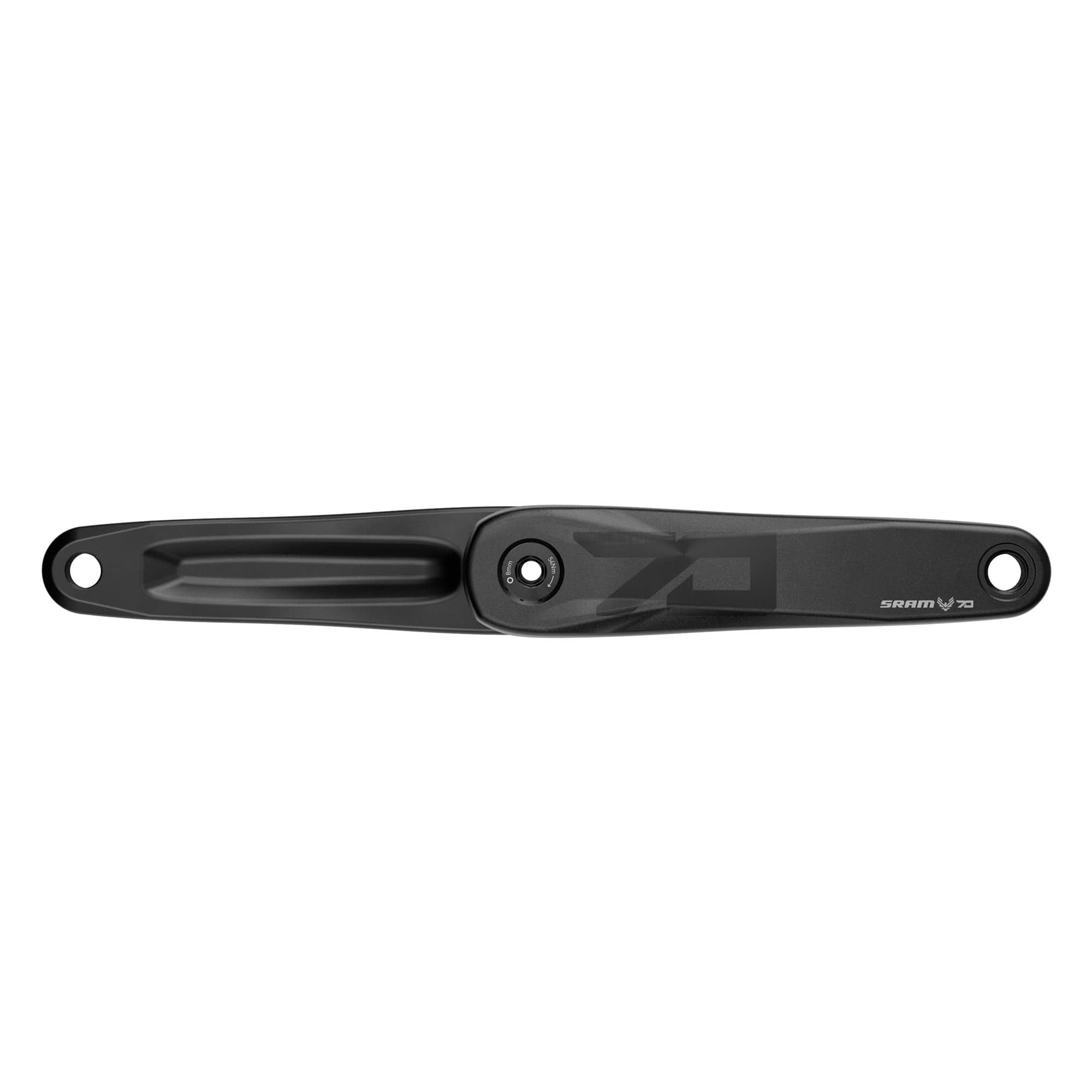 SRAM Crank Arm Assembly Eagle 70 ISIS Black M15 Self Extracting Bolt - for Pedal Assist (Chainring/BB not included):  170MM