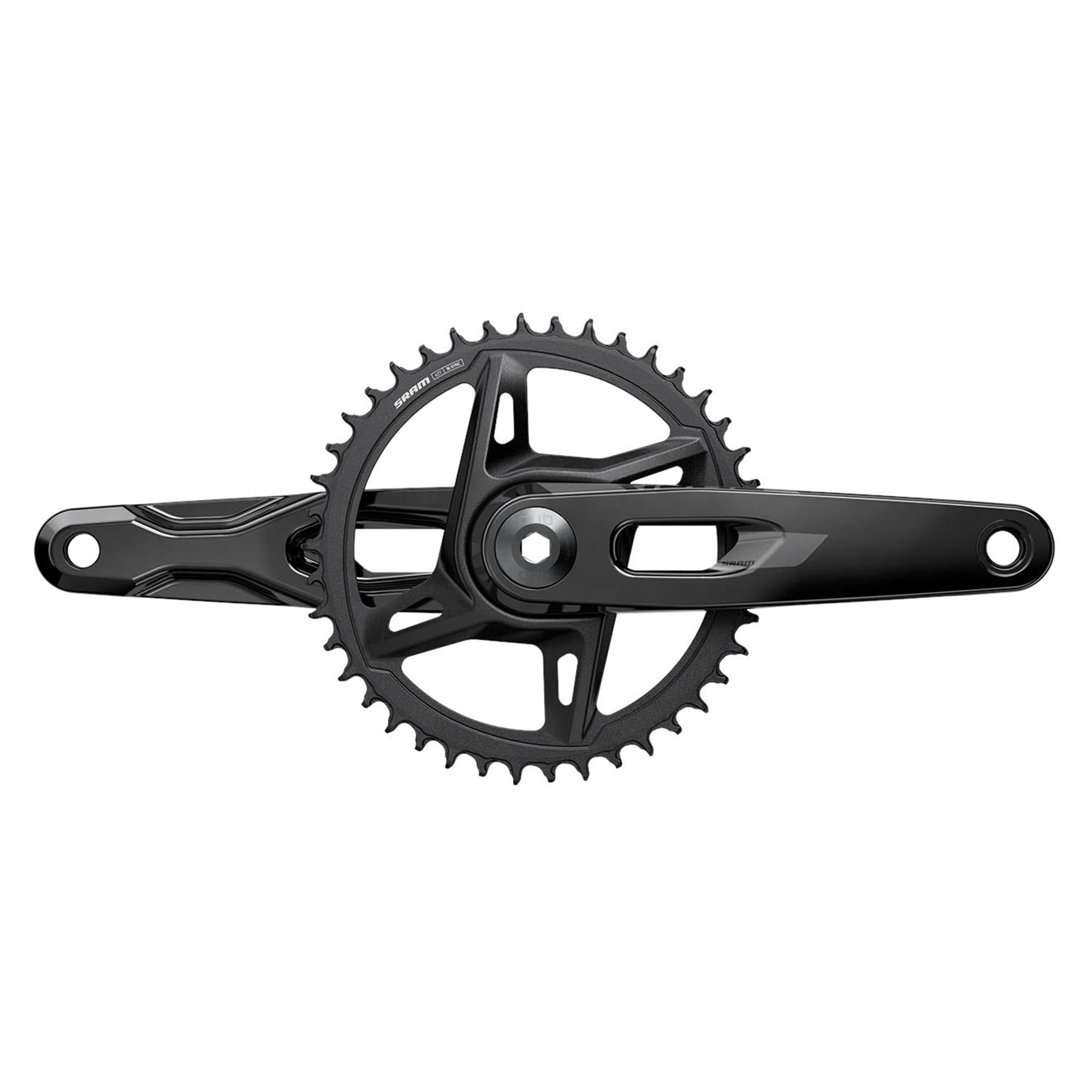 SRAM Crankset RIVAL 1x E1 XPLR DUB WIDE - Direct Mount 42T (BB not included):  165MM