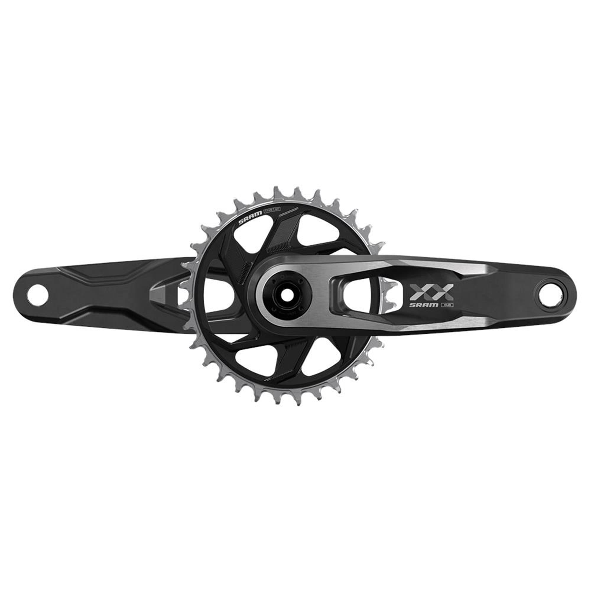 SRAM Crankset XX Downhill CL55 DUB MTB Black 34t T-Type (BB and BB DUB spacers are not included): BLACK 150MM