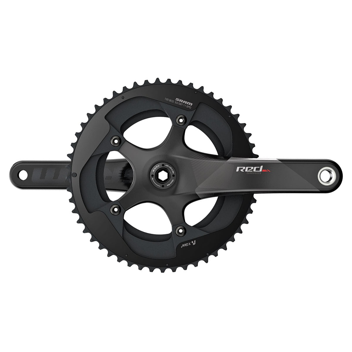 SRAM Crank Set Red BB30 172.5 53-39 Yaw Bearings NOT Included C2:  11SPD 172.5MM 53-39T