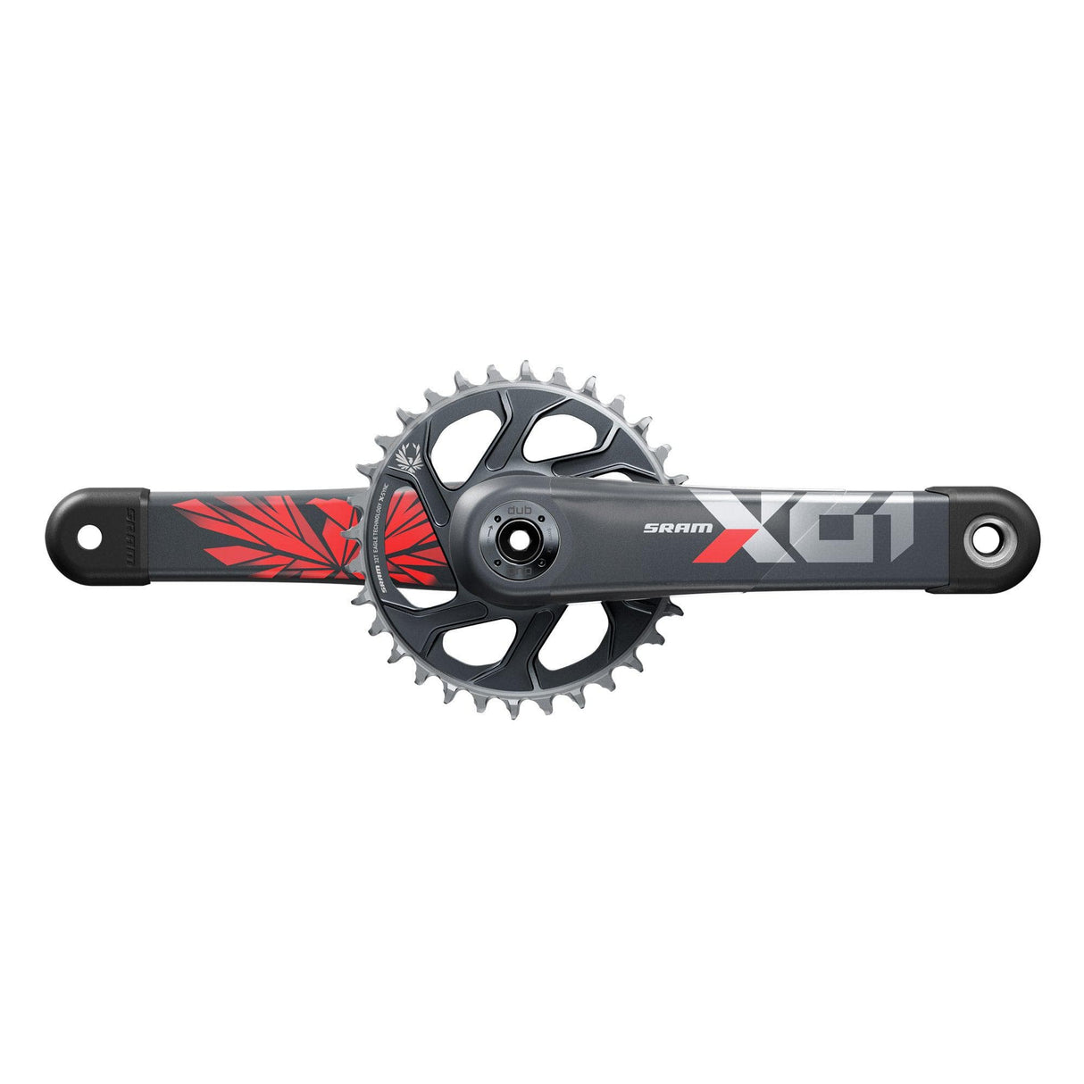 Sram Crankset X01 Eagle Boost 148 Dub 12S W Direct Mount 32T X-Sync 2 Chainring (Dub Cups/Bearings Not Included) C3: Lunar Oxy 165Mm