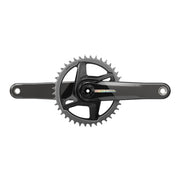 Sram Force D2 Crankset 1X Dub Direct Mount 40T (Bb Not Included) 2023: Unicorn Grey With Laser Foil 175Mm
