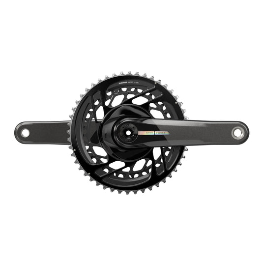 Sram Force D2 Crankset Dub Direct Mount 48/35T (Bb Not Included) 2023: Unicorn Grey With Laser Foil 165Mm