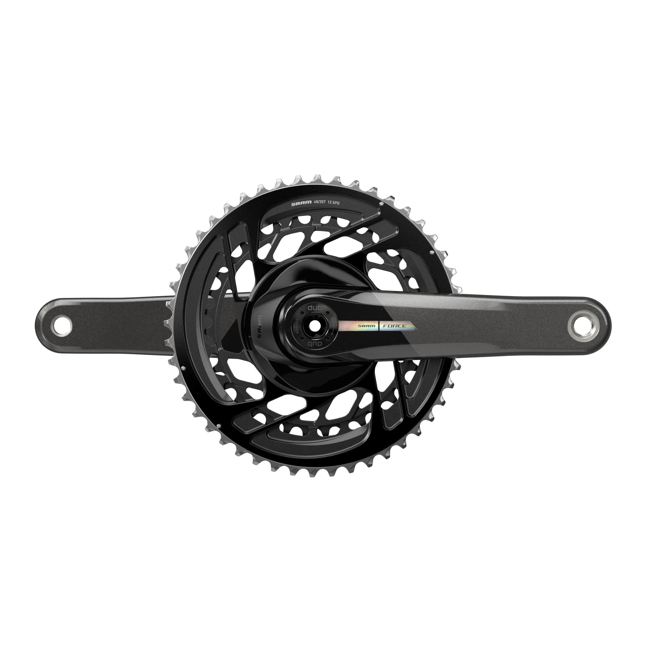 Sram Force D2 Crankset Dub Direct Mount 48/35T (Bb Not Included) 2023: Unicorn Grey With Laser Foil 175Mm
