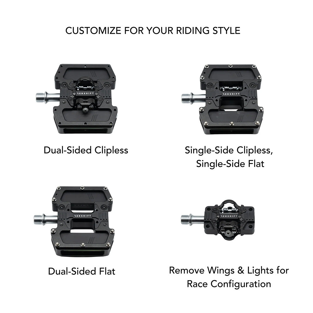 Redshift Sports Arclight PRO Clipless Pedals - 9/16"