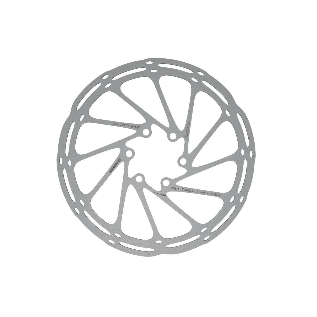 Sram Rotor - Centerline Rounded (Includes Steel Rotor Bolts):  180Mm
