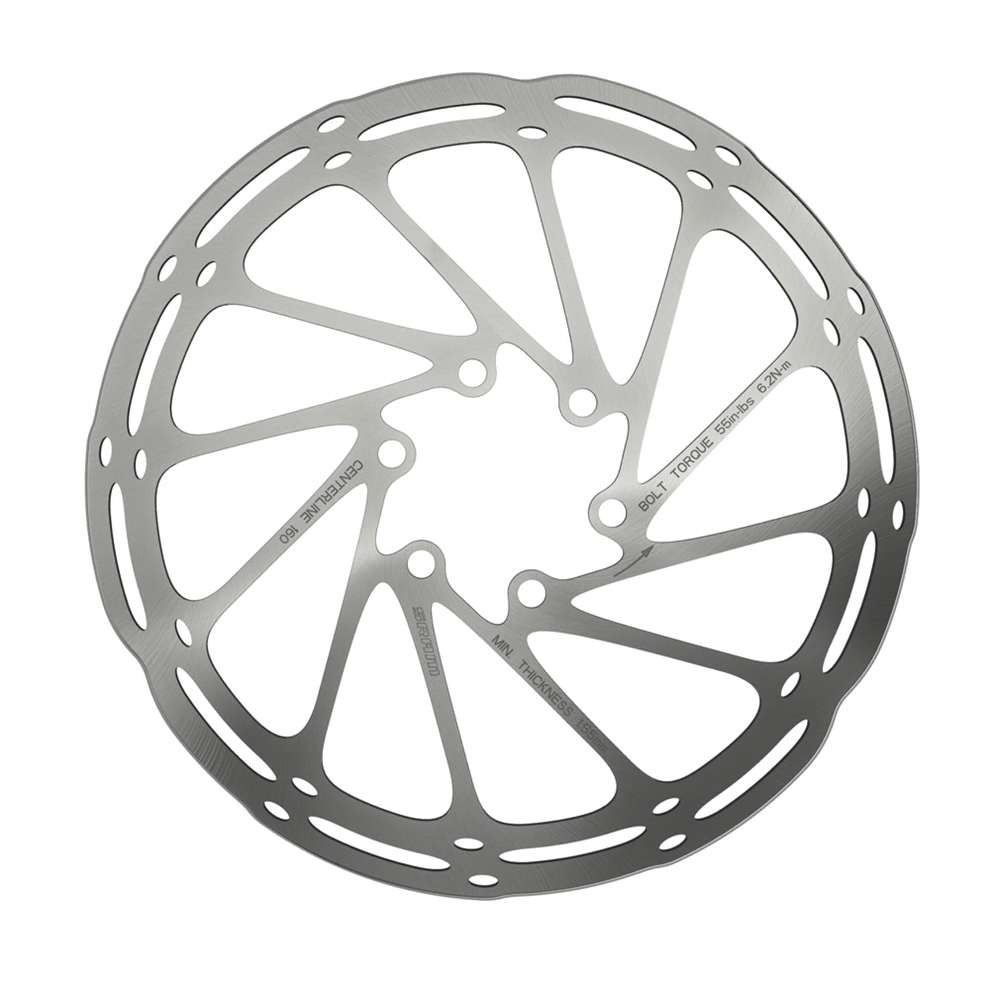SRAM Rotor Centerline (Includes Steel Rotor Bolts) Rounded 2.0mm