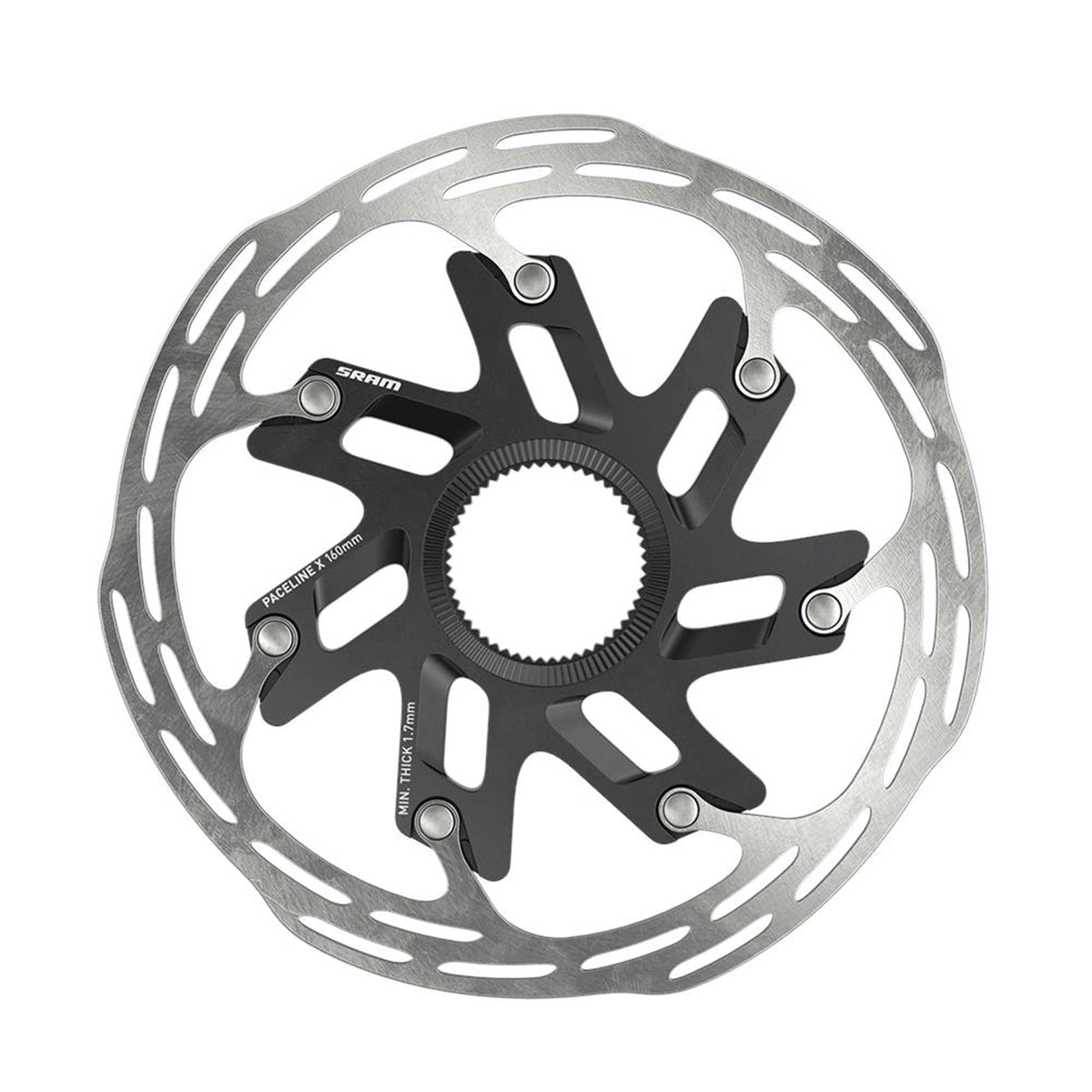 SRAM Rotor Paceline X Centerlock Rounded (Includes Internal Tooled Lockring)