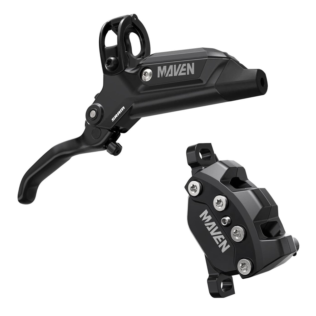 SRAM Disc Brake Maven Base - Aluminum Lever, Stainless Hardware, Reach Adj, Diffusion Black (includes MMX Clamp,20P-2 Bracket,Bleeding Edge Tool) A1: DIFFUSION BLACK 2000MM
