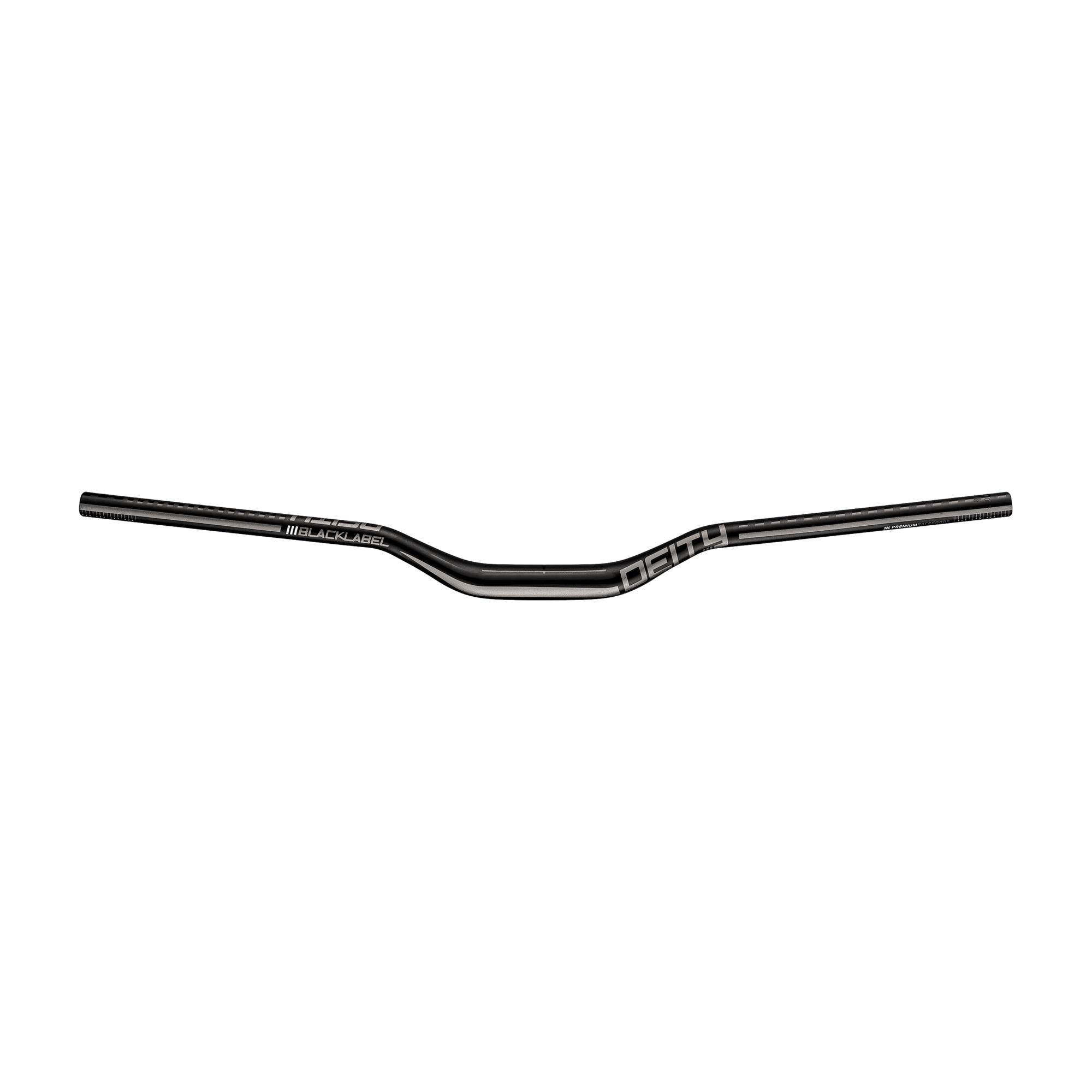 DEITY BLACKLABEL Aluminium Handlebar 31.8mm Bore, 50mm Rise: STEALTH 800MM