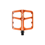 Deity Flat Trak Pedals: Orange