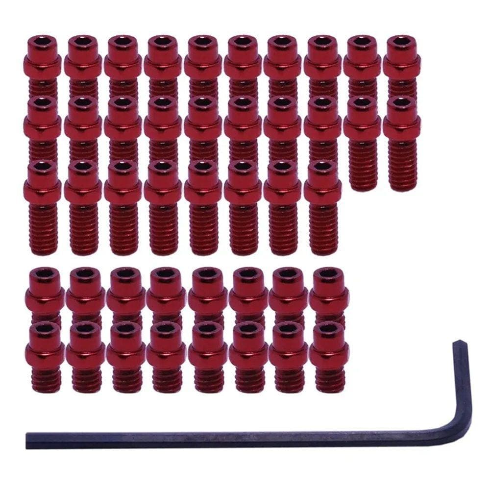 DMR Flip Pin Set for Vault Pedal  44pcs  Red