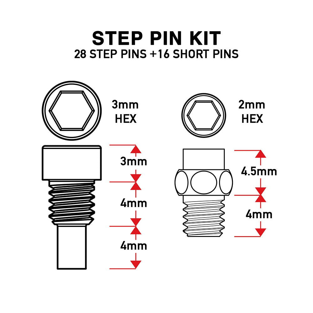 DMR - Step Pin - Black