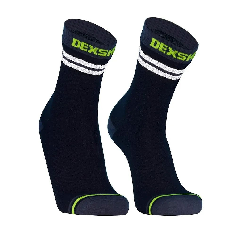 Dexshell Pro Visibility Socks Black Grey  XL