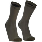 Dexshell Ultra Thin Crew Socks Olive Green