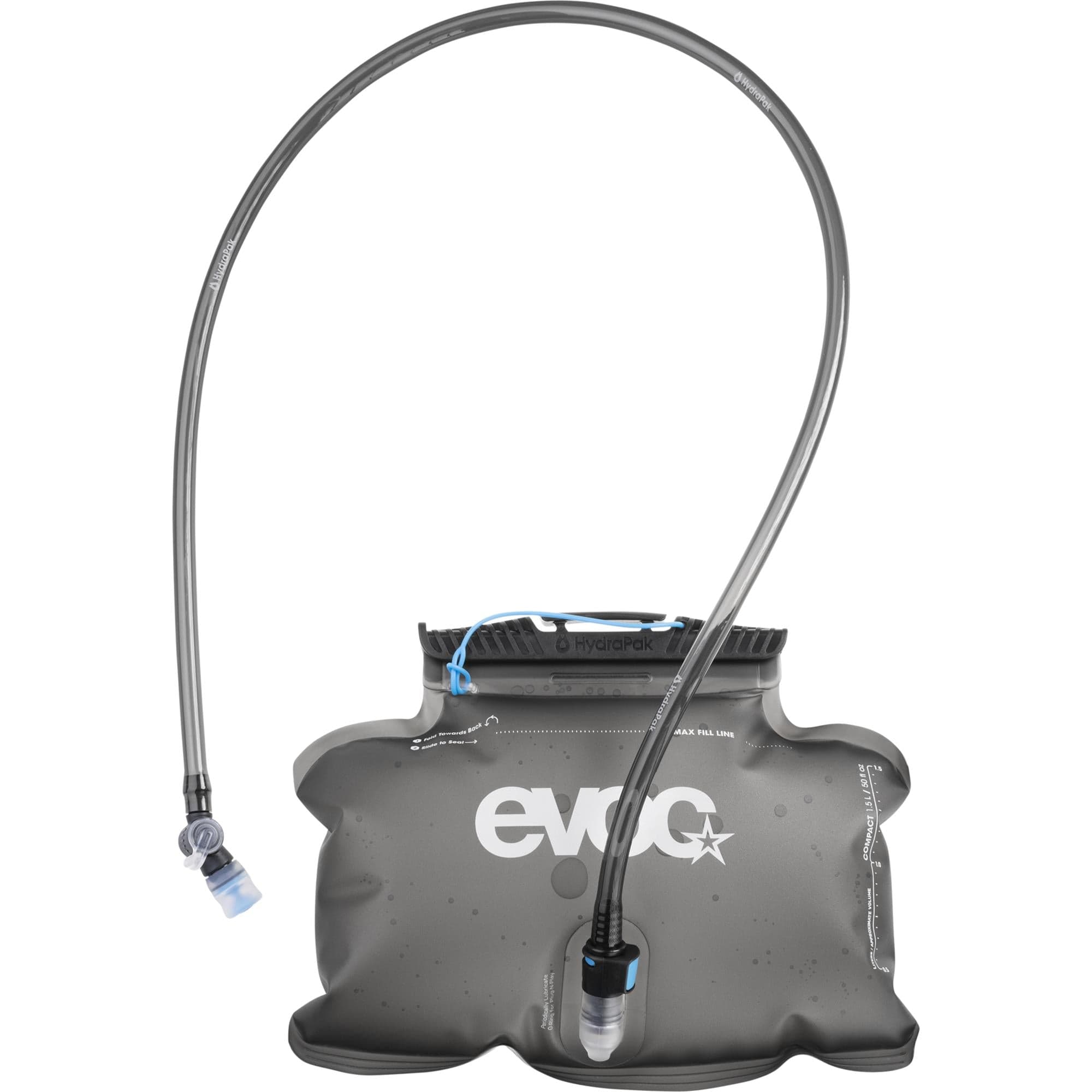 EVOC Hip Pack Hydration Bladder 1,5L: CARBON GREY 1.5L