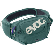 EVOC Hip Pack Pro 3 + Hydration Bladder 2026: BOTTLE GREEN ONE SIZE
