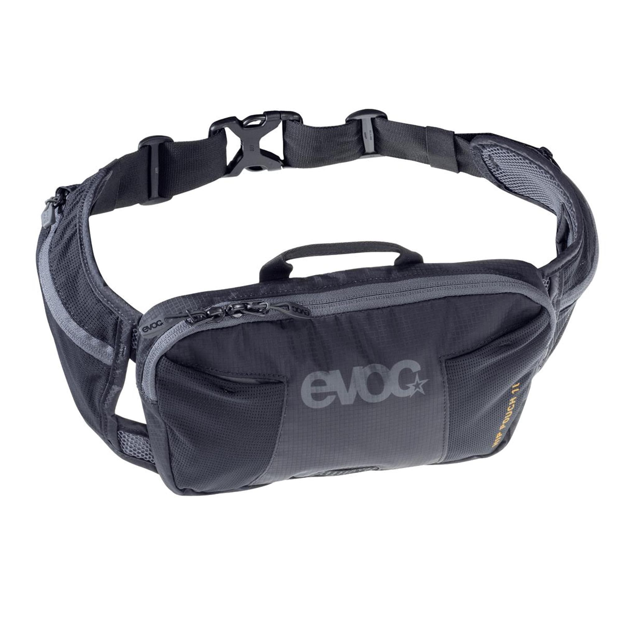 EVOC Hip Pouch 1L 2025: BLACK 2025 1L