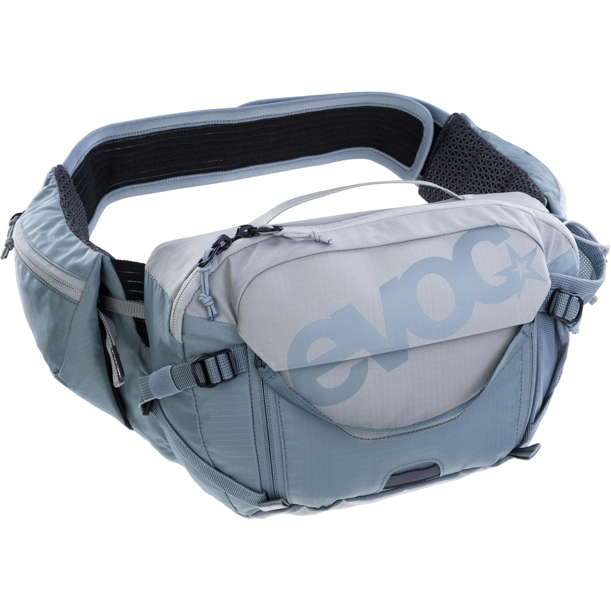Evoc Hip Pack Pro 3L 2024: Stone/Steel 3L