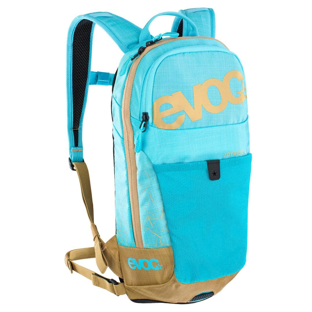 Evoc Joyride 4L Kids Backpack 2021: Neon Blue/Gold 4L