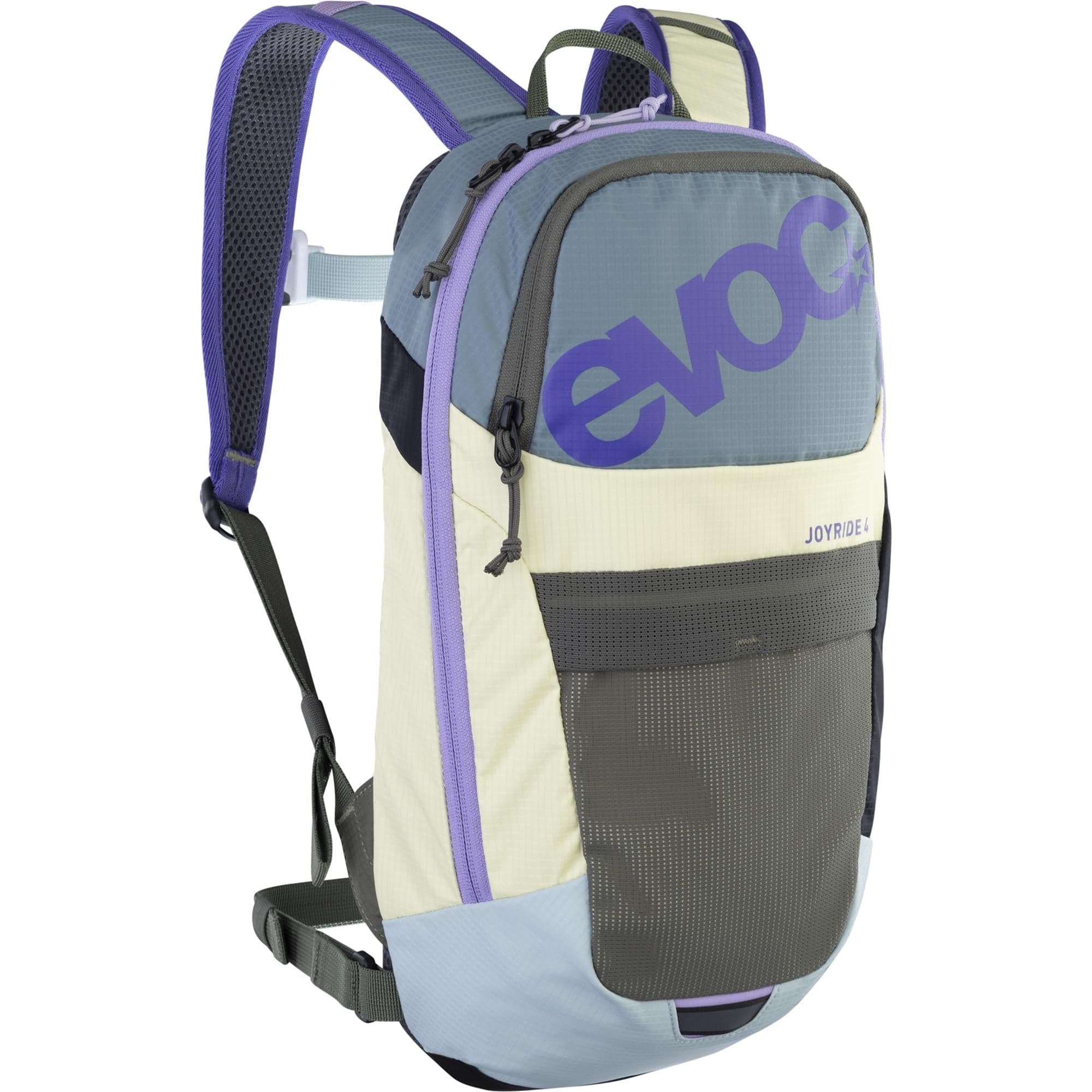 EVOC Joyride 4L Kids Backpack 2025: STEEL/LEMONADE/MINT 4L