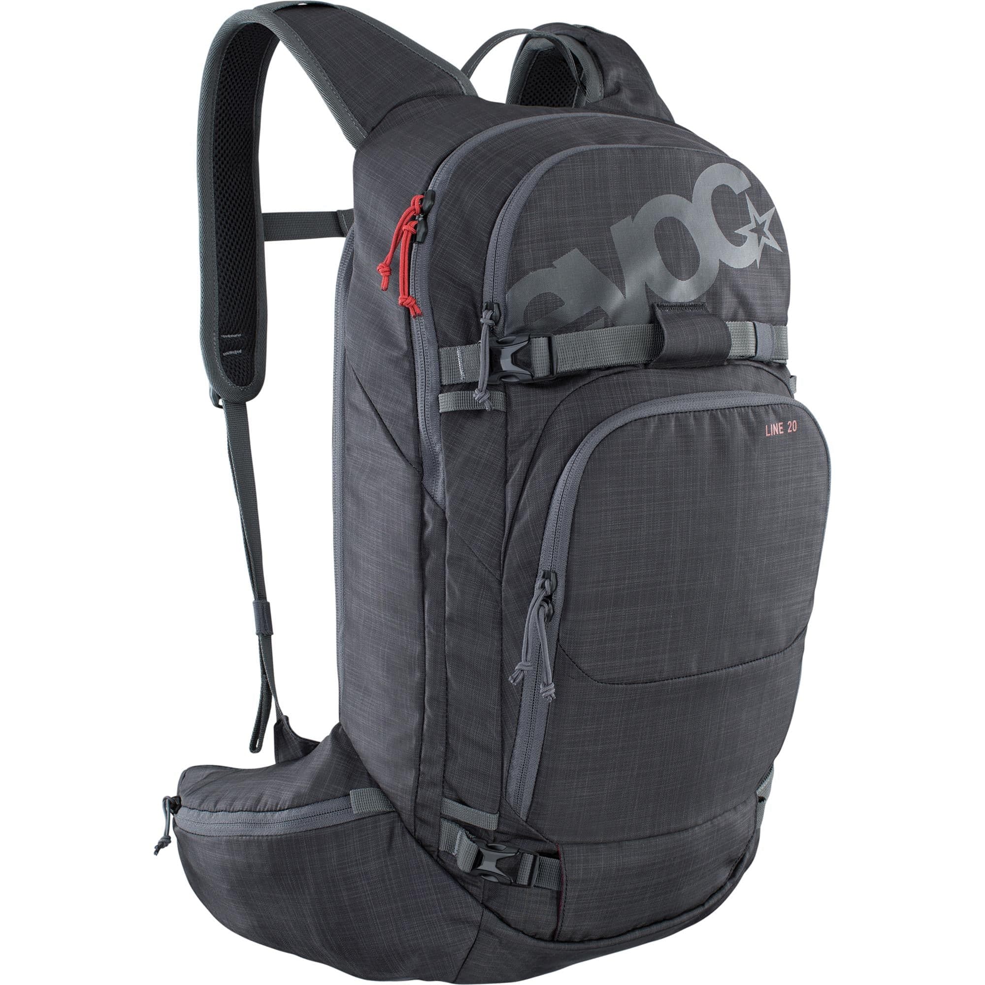 EVOC LINE 20L Backpack 2020: HEATHER CARBON GREY 20L