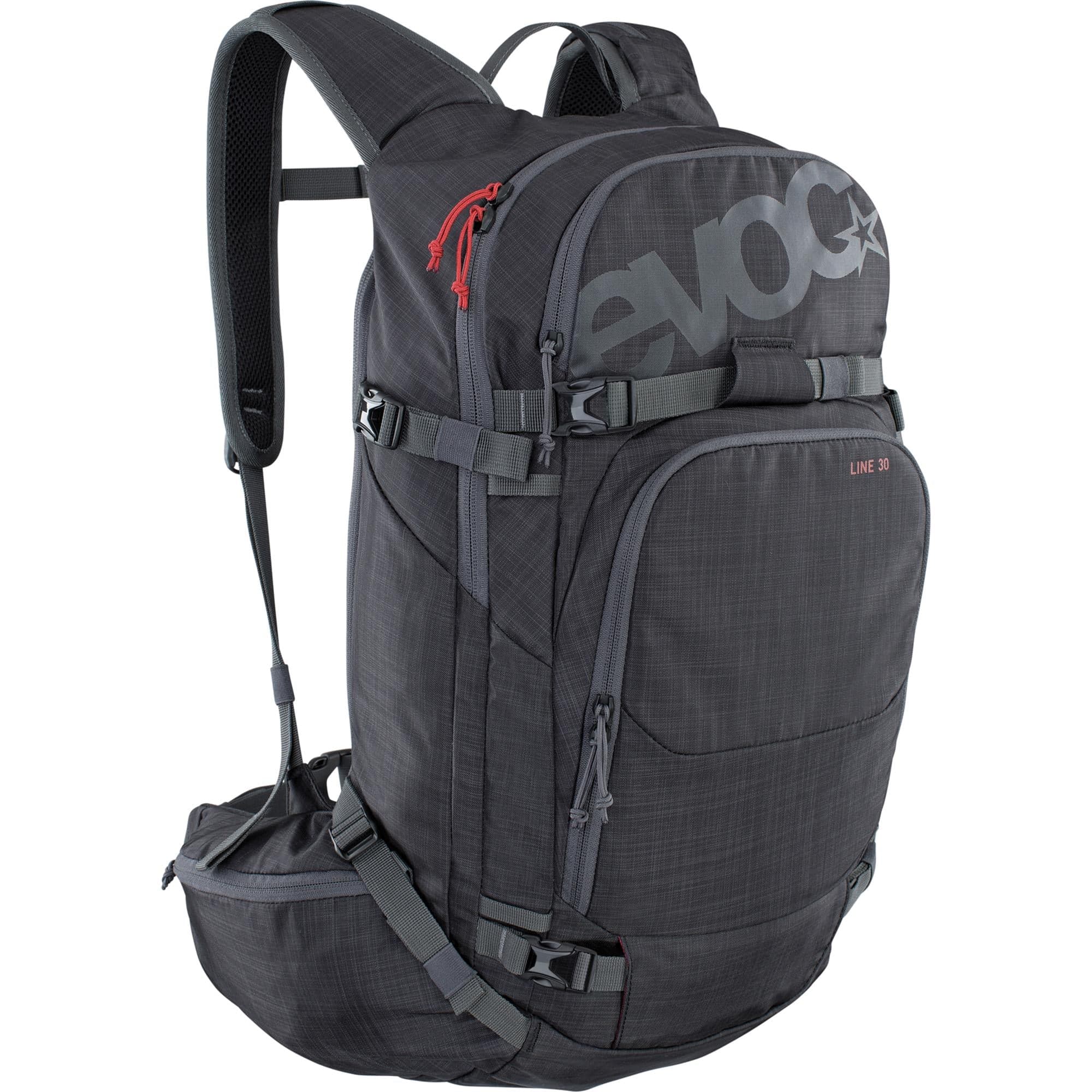 EVOC LINE 30L Backpack 2020: HEATHER CARBON GREY 30L