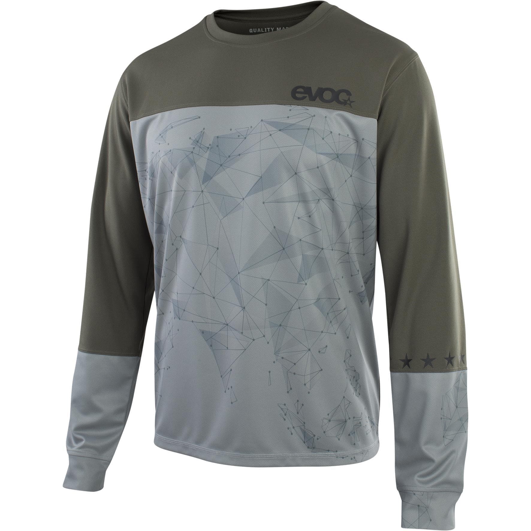 Evoc Men'S Long Sleeve Jersey 2023: Stone