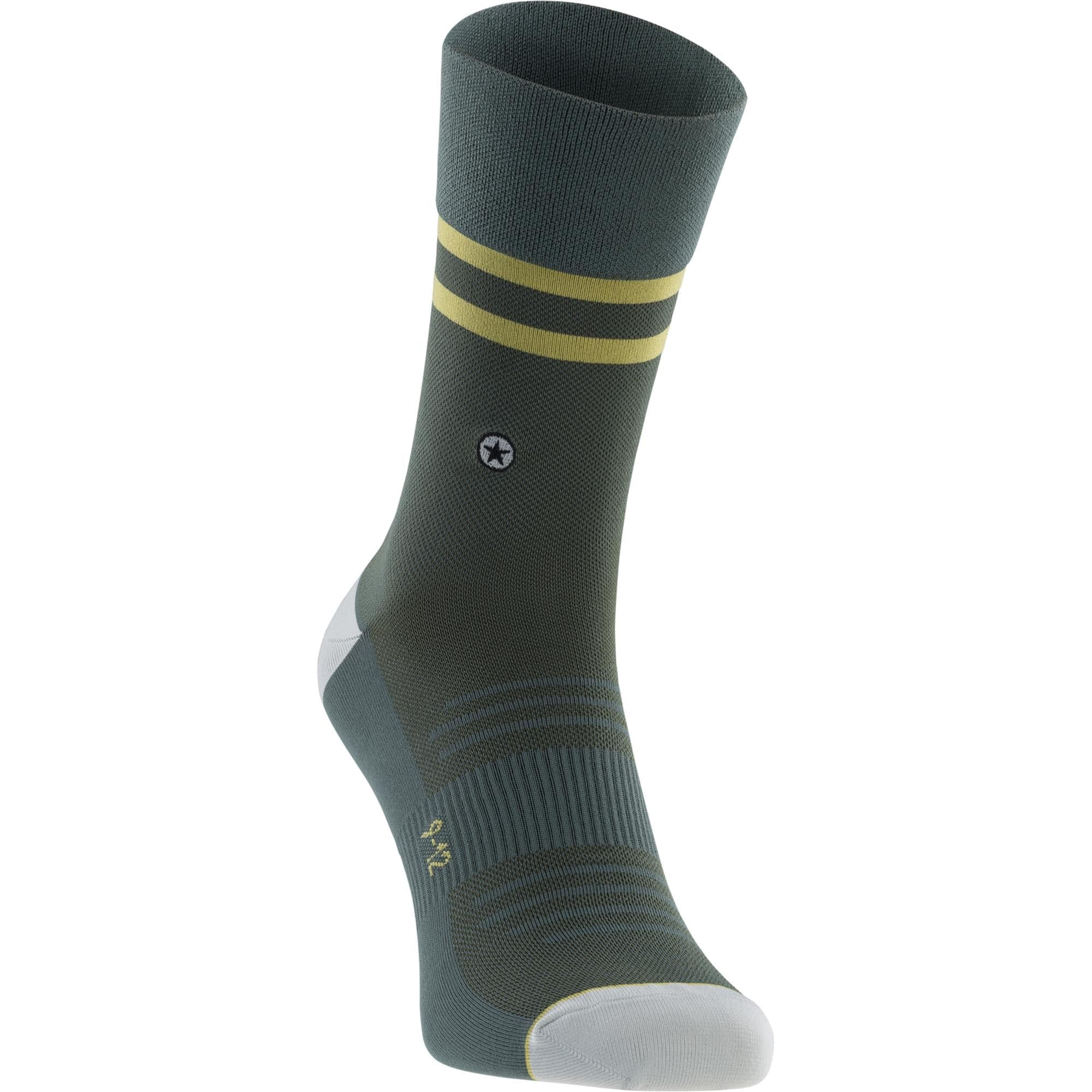 EVOC Sports Socks 2026: BOTTLE GREEN L/XL (10 - 13)