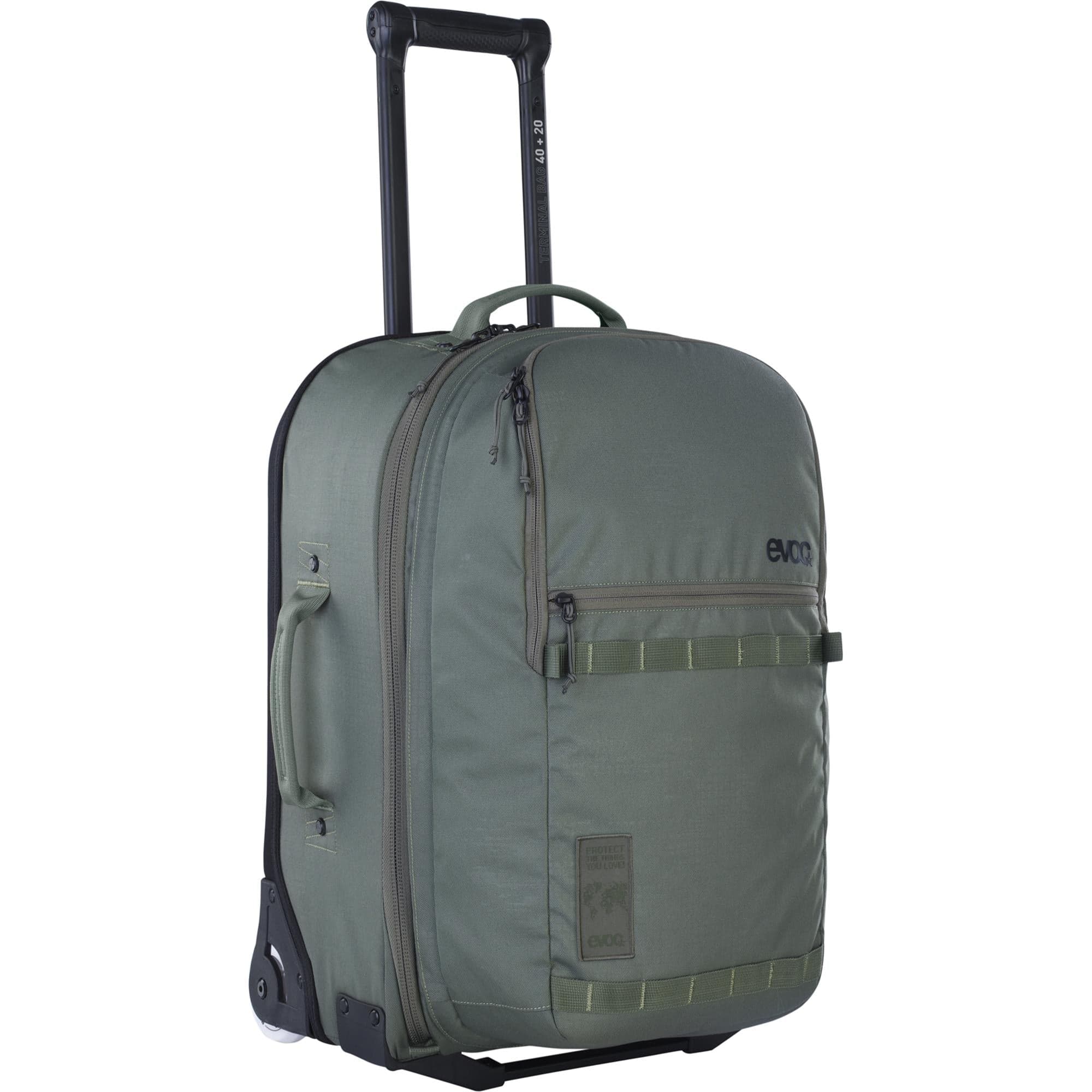 EVOC Terminal Bag 40+20  2026: DARK OLIVE ONE SIZE (55X38X21+1