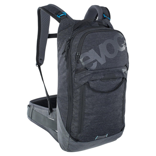 Evoc Trail Pro Protector Backpack 10L 2021: Black/Carbon Grey S/M