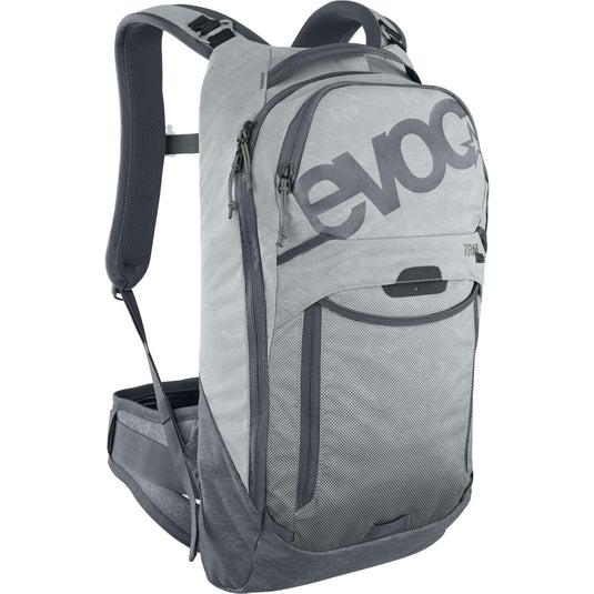 Evoc Trail Pro Protector Backpack 10L 2023: Stone/Carbon Grey L/Xl