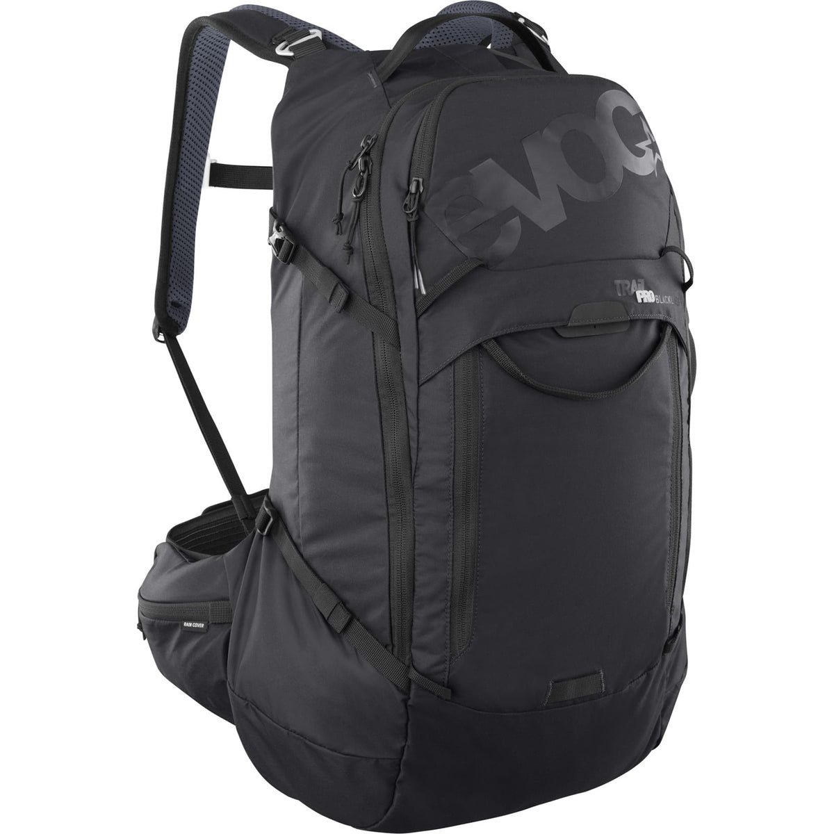 EVOC Trail Pro Blackline Protector Backpack 26L 2025: BLACK 26L L/XL