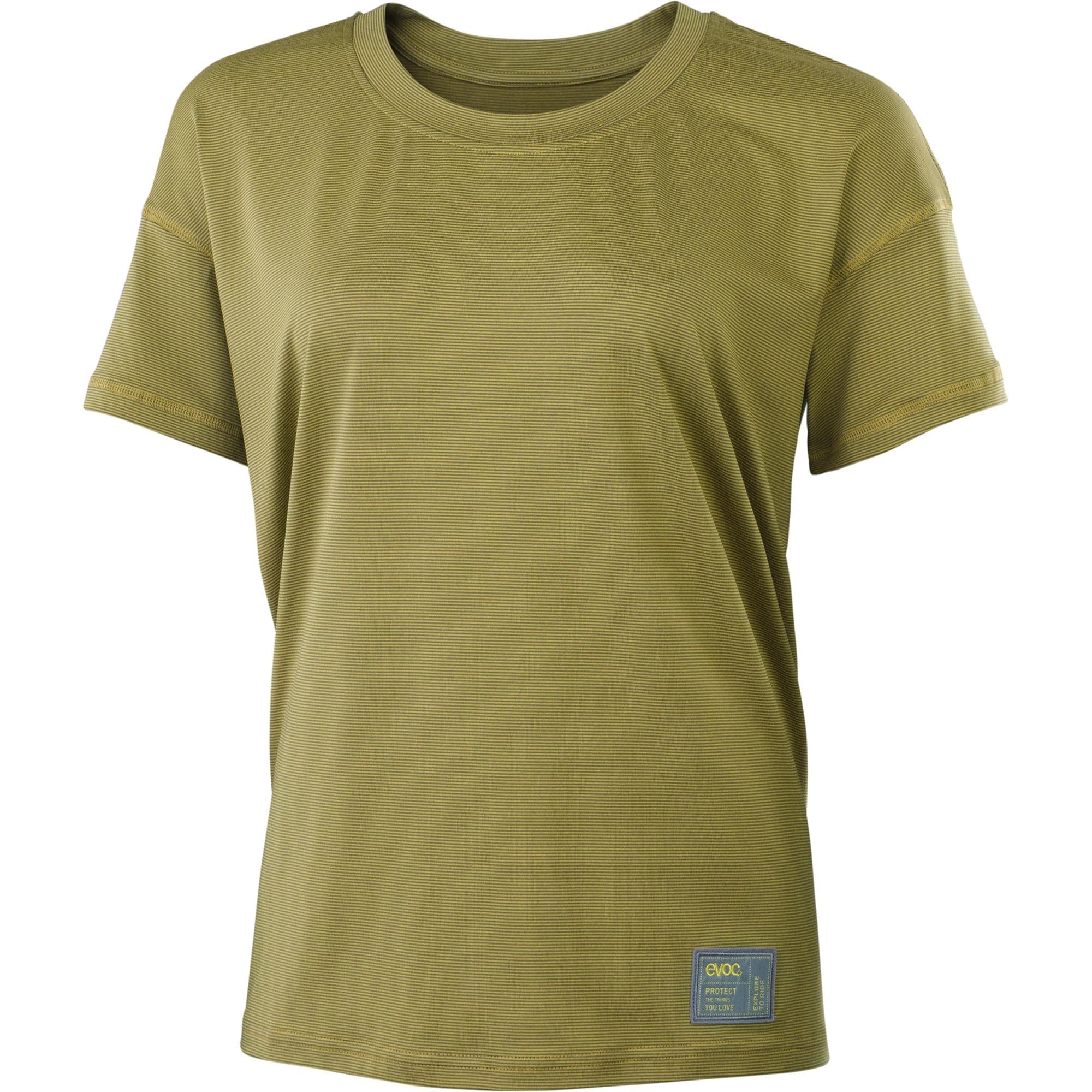 EVOC Women's Dry T Shirt 2026: STEEL/SUNFLOWER S