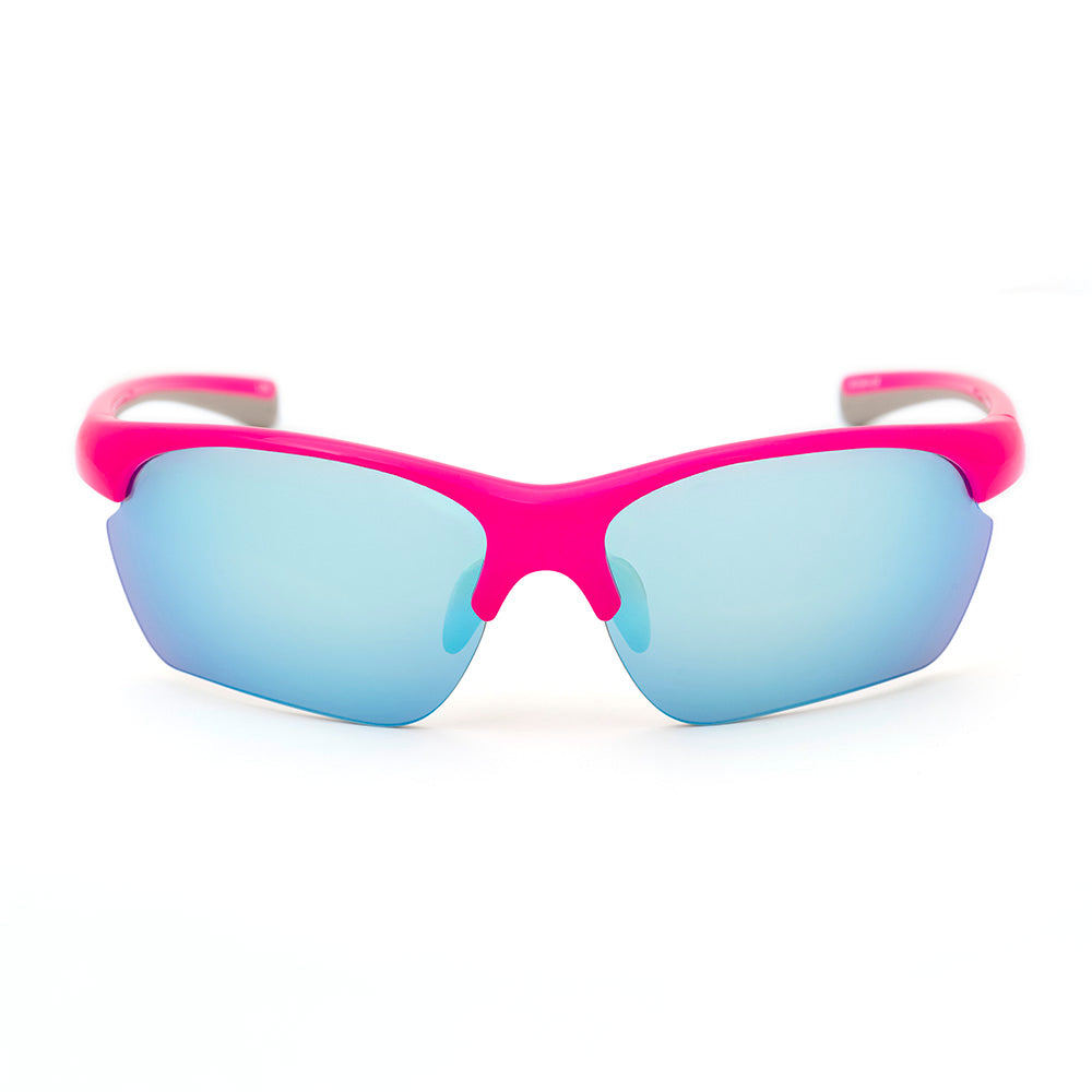 BZ Optics LJM Blue Mirrored Glasses Black/Grey One Size